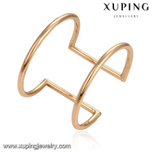 51603 Xuping bijoux simple mode sans bracelet manchette en pierre